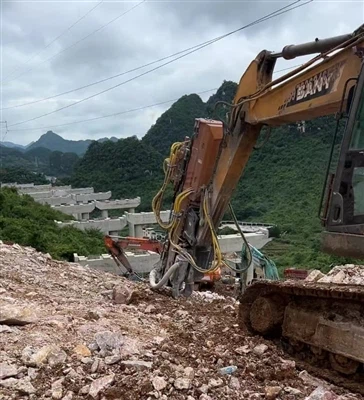 Guangxi, Tsieina Angen Carreg Malu Ar gyfer Adeiladu Priffyrdd